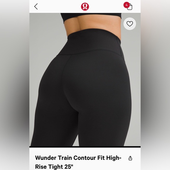 Black lululemon leggings - Picture 5 of 5